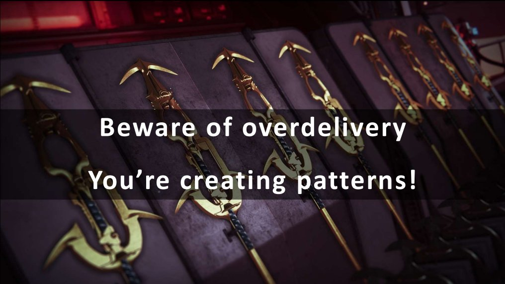 Infamous Destiny 2 Overdelivery Slide