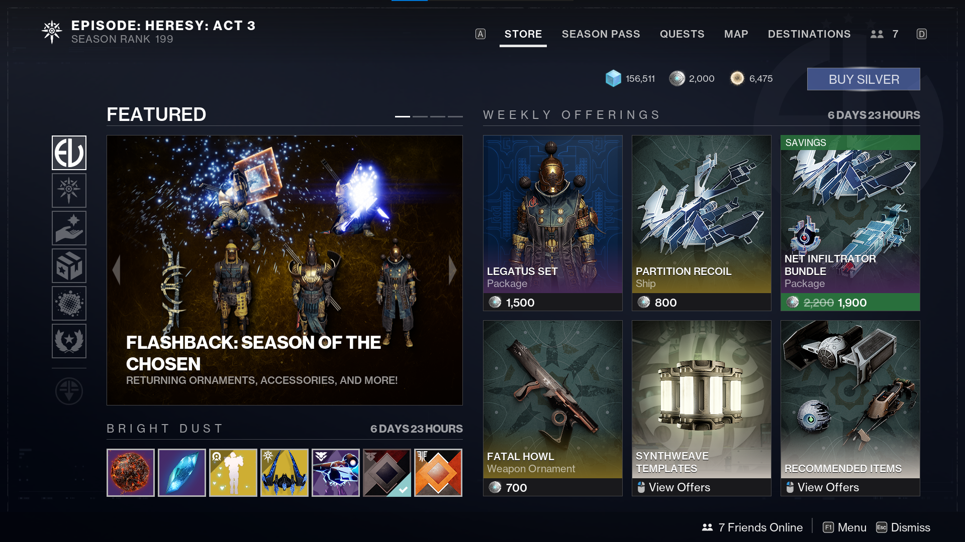 The Eververse Store Destiny 2